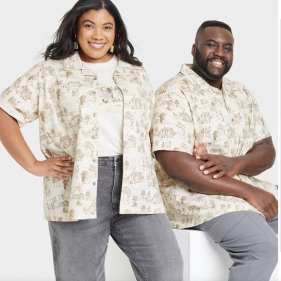 Black History Month Adult House of
NWT
Aama Print Short Sleeve Button-Down Shirt - Picture 3 of 5